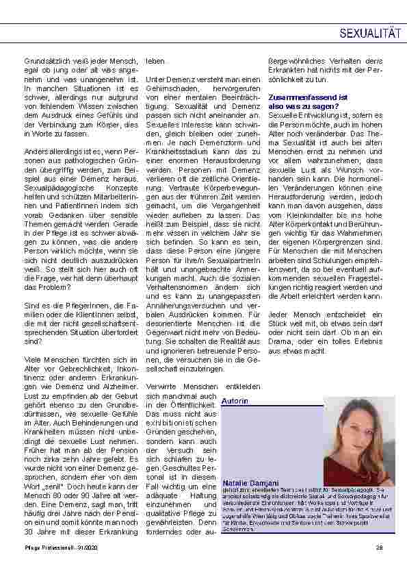 Vorschauseite 4: Wenn Sexualität zum Problem wird
