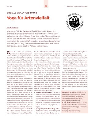 Vorschauseite 1: Yoga für Artenvielfalt