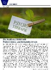 Vorschauseite 1: Die Kraft des WIR hilft Patientinnen und Behandler:innen