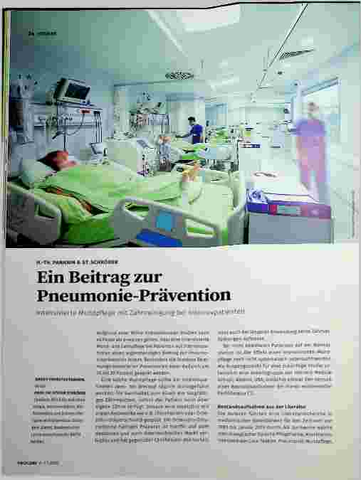 Vorschauseite 1: Ein Beitrag zur Pneumonie-Prävention
