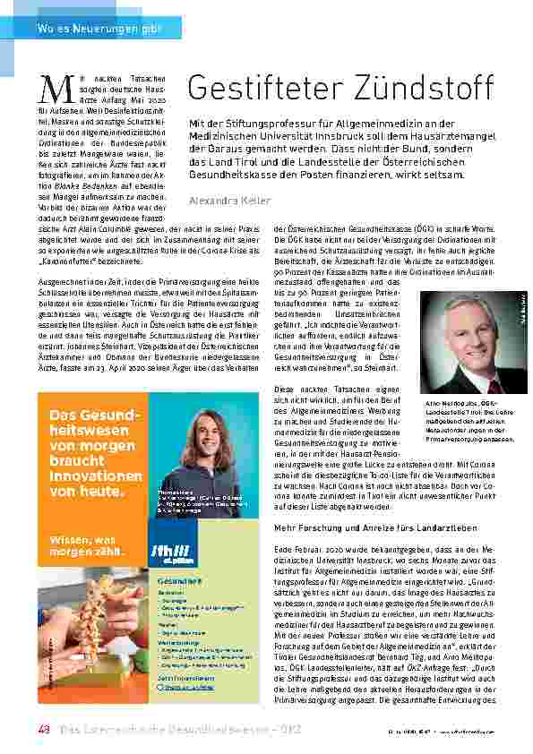 Vorschauseite 1: Corrected: Gestifteter Zündstoff