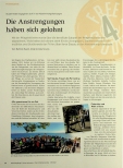 Vorschauseite 1: Die Anstrengungen haben sich gelohnt.