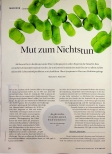 Vorschauseite 1: Mut zum Nichtstun