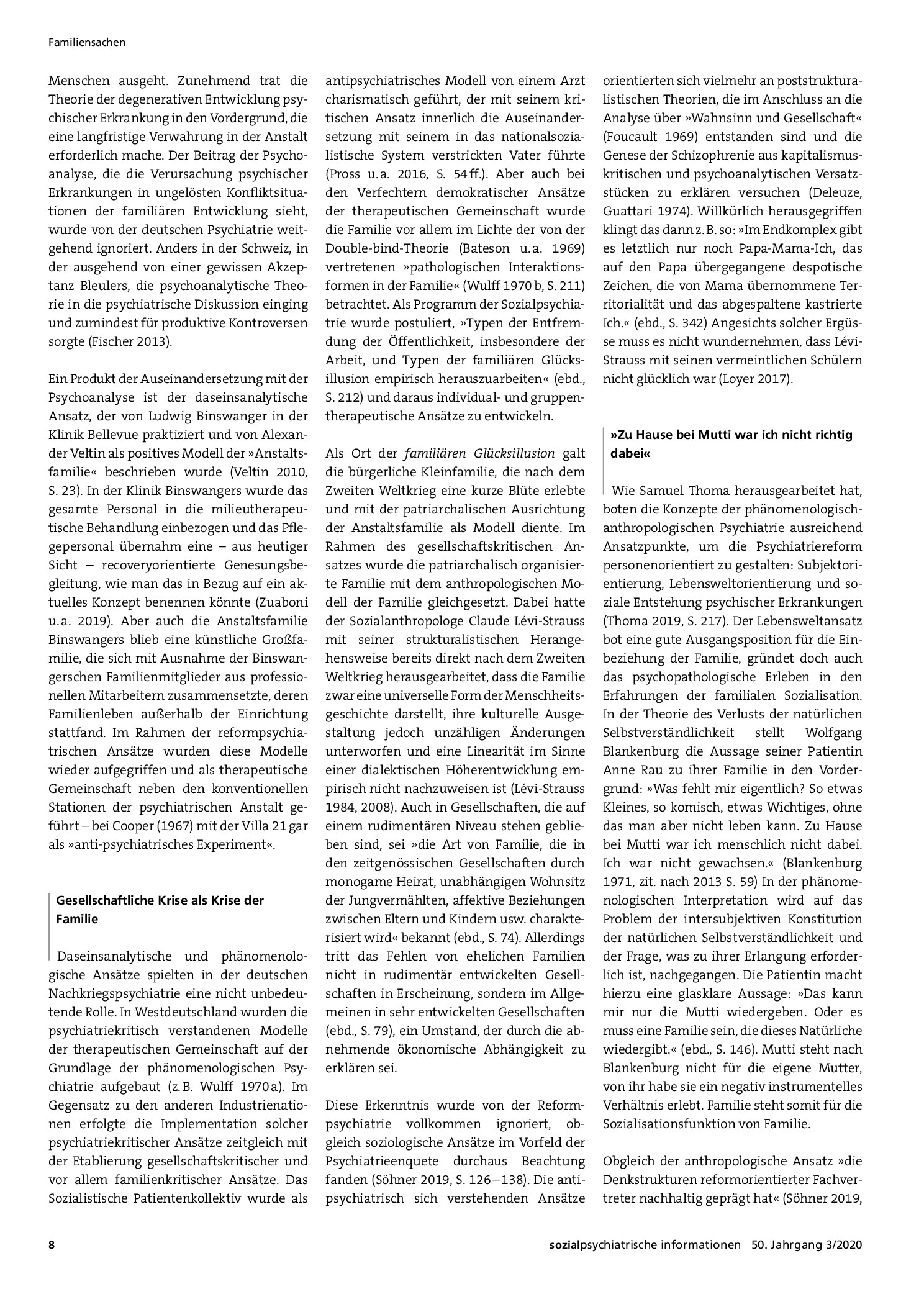 Vorschauseite 3: Familiale Lebenswelt und psychische Krankheit. Das schwierige Verhältnis der Psychiatrie zu einer unverwüstlichen Lebensform