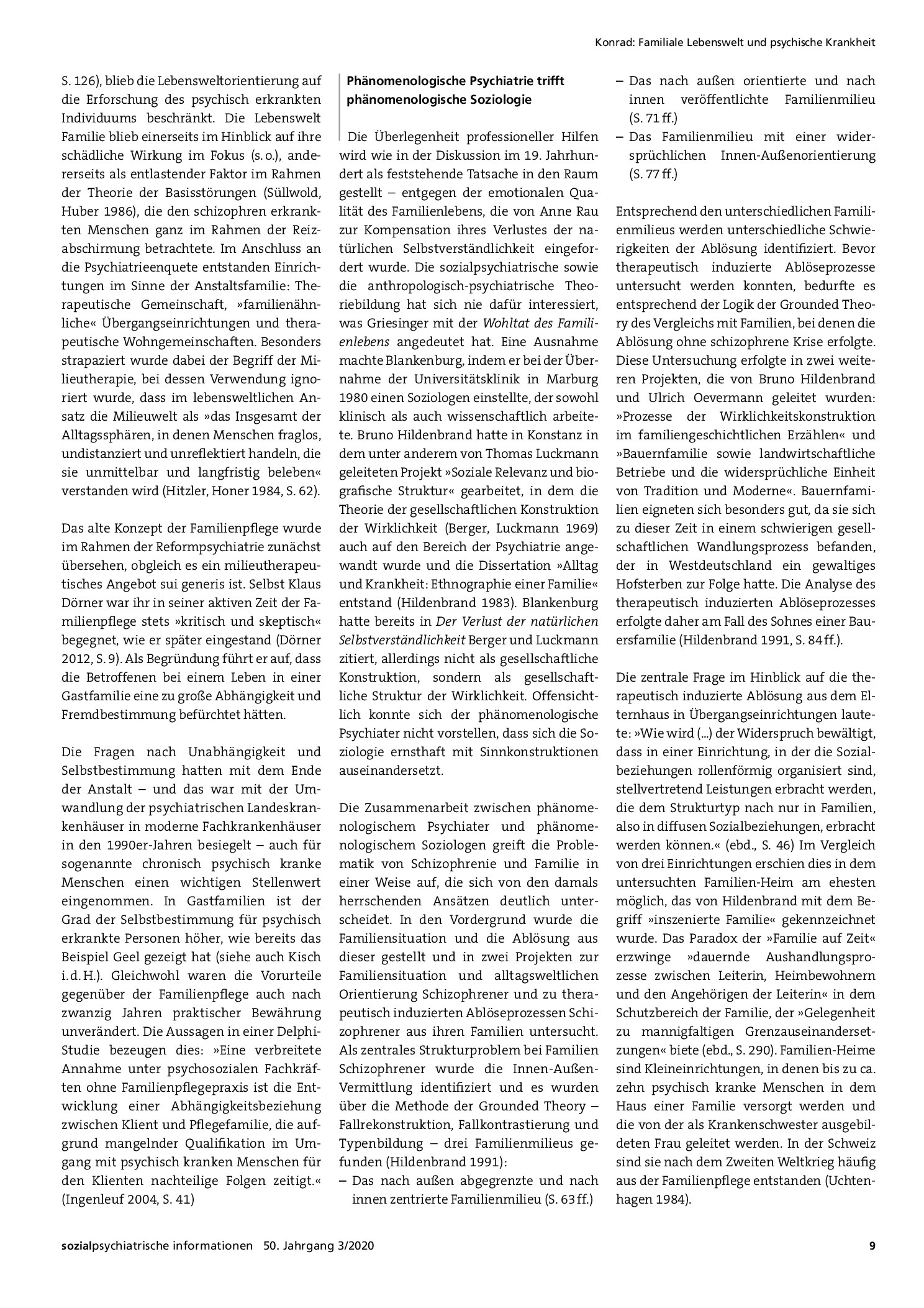 Vorschauseite 4: Familiale Lebenswelt und psychische Krankheit. Das schwierige Verhältnis der Psychiatrie zu einer unverwüstlichen Lebensform