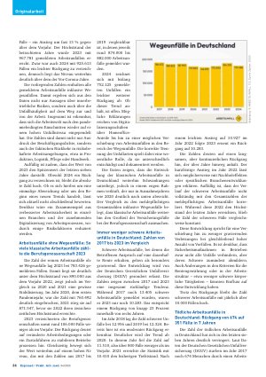 Vorschauseite 3: Übersicht und Auswertung von Arbeitsunfall Statistiken in Deutschland / Overview and Analysis of Work Accident Statistics in Germany
