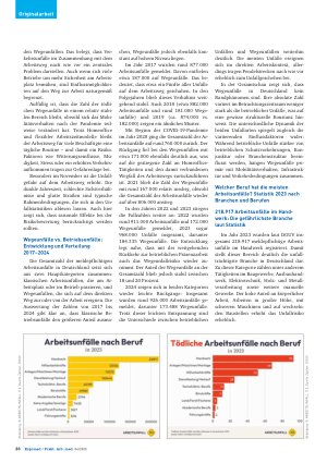 Vorschauseite 5: Übersicht und Auswertung von Arbeitsunfall Statistiken in Deutschland / Overview and Analysis of Work Accident Statistics in Germany