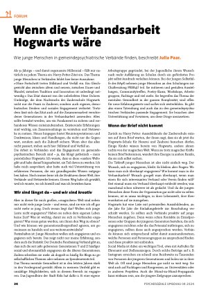 Vorschauseite 1: Wenn die Verbandsarbeit Hogwarts wäre