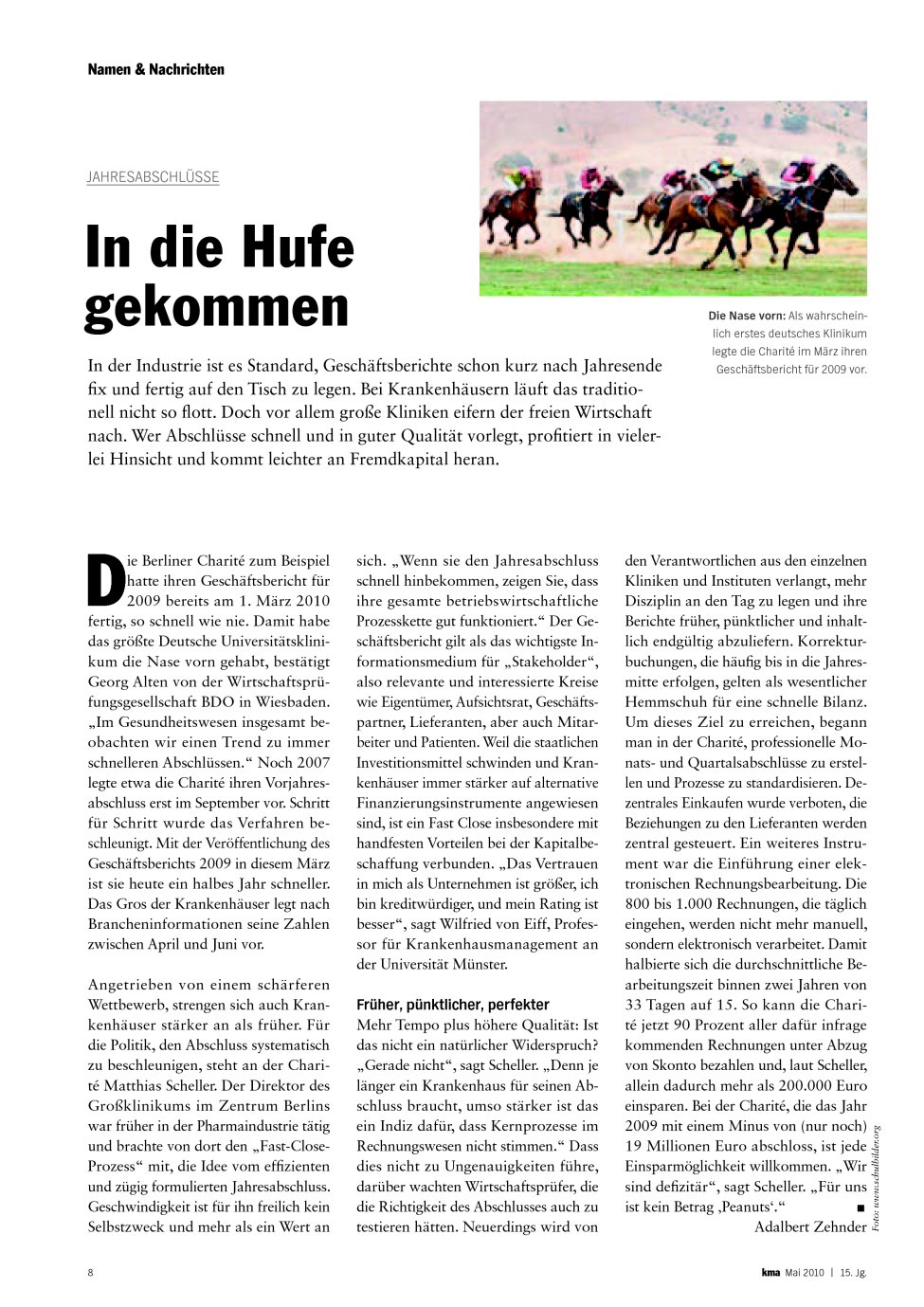 Vorschauseite 1: In die Hufe gekommen