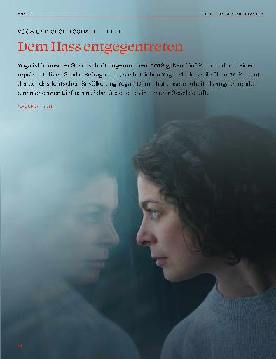 Vorschauseite 1: Dem Hass entgegentreten: Yoga und Gesellschaft – Teil 1