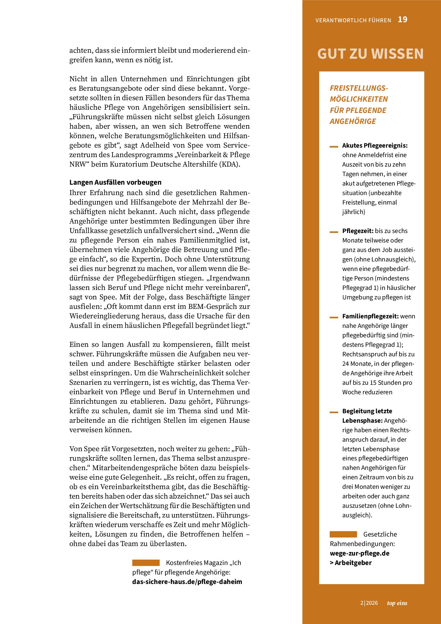 Vorschauseite 4: Ein schwieriger Spagat