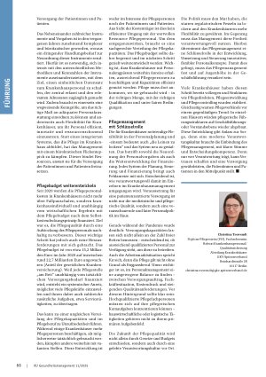 Vorschauseite 3: Pflege im Krankenhaus Vertrauen braucht Verantwortungskultur