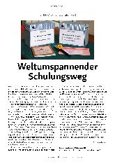 Vorschauseite 1: Weltumspannender Schulungsweg