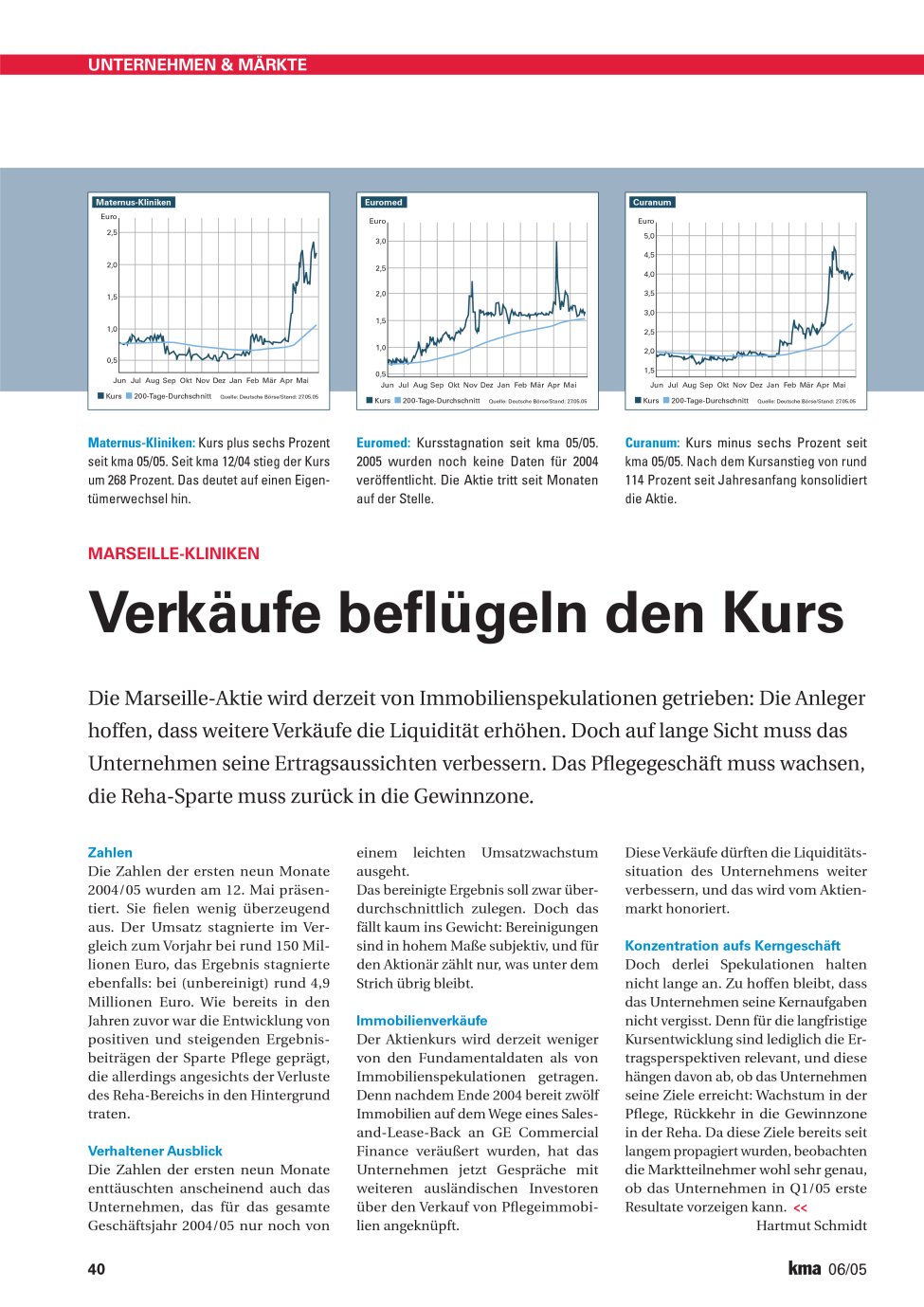 Vorschauseite 1: Verkäufe beflügeln den Kurs