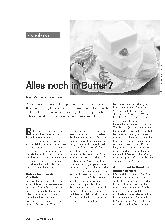 Vorschauseite 1: Alles noch in Butter?