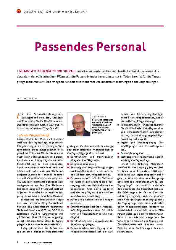 Vorschauseite 1: Passendes Personal