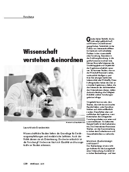 Vorschauseite 1: Wissenschaft verstehen & einordnen