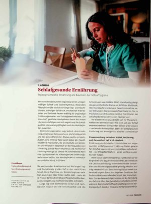 Vorschauseite 1: Schlafgesunde Ernährung Tryptophanreiche Ernährung als Baustein der Schlafhygiene