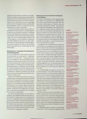 Vorschauseite 3: Schlafgesunde Ernährung Tryptophanreiche Ernährung als Baustein der Schlafhygiene