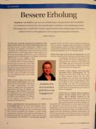 Vorschauseite 1: Bessere Erholung