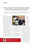 Vorschauseite 1: Neue Dynamik und Emotionalität in die Biografiearbeit bringen.