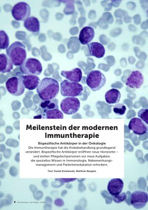 Vorschauseite 1: Meilenstein der modernen Immuntherapie