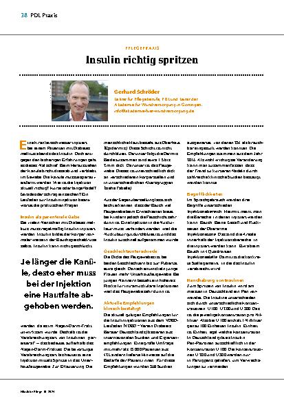 Vorschauseite 1: Insulin richtig spritzen