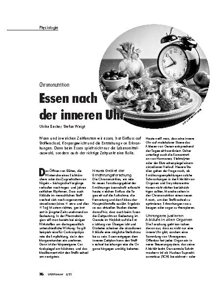 Vorschauseite 1: Essen nach der inneren Uhr