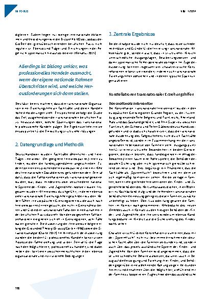 Vorschauseite 2: Transnational professionell handeln in den Hilfen zur Erziehung
