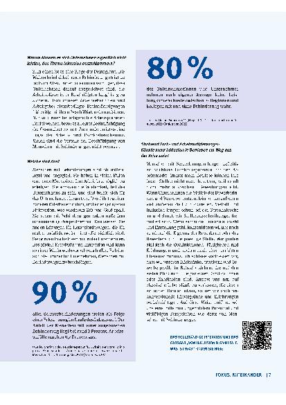 Vorschauseite 3: Arbeitsmarkt: Mehr Inklusion wagen