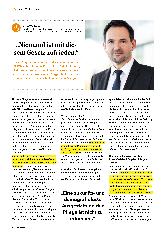Vorschauseite 1: "Niemand ist mit diesem Gesetz zufrieden. "