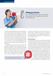 Vorschauseite 1: Pflegegeschichten: Wie wir der professionellen Pflege durch politische Kommunikation Gehör verschaffen und was jeder dazu beitragen kann.