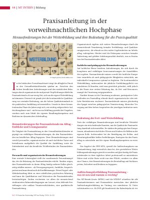 Vorschauseite 1: Praxisanleitung in der vorweihnachtlichen Hochphase