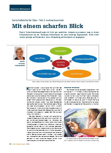 Vorschauseite 1: Serie Softskills für Siebe – Teil 2: Aufmerksamkeit Mit einem scharfen Blick