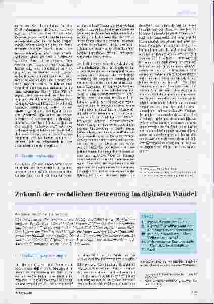 Vorschauseite 1: Zukunft der rechtlichen Betreuung im digitalen Wandel
