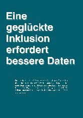 Vorschauseite 1: Eine gelungene Inklusion erfordert bessere Daten