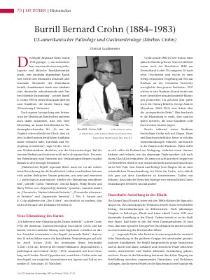 Vorschauseite 1: Burrill Bernard Crohn (1884 – 1983) US-amerikanischer Pathologe und Gastroenterologe (Morbus Crohn)