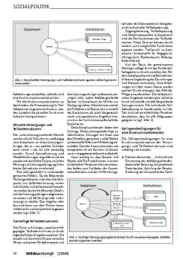 Vorschauseite 2: Sozialräumliche Beratungsangebote mit Querschnittscharakter