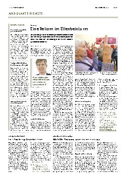 Vorschauseite 1: Eine Reform im Elfenbeinturm