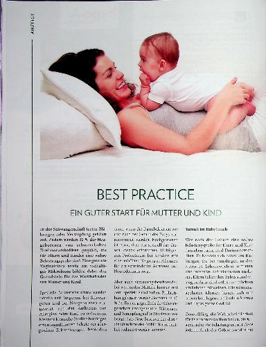 Vorschauseite 1: Best Practice: Ein guter Start für Mutter und Kind