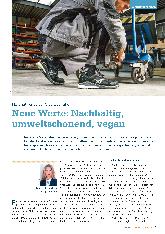 Vorschauseite 1: Materialtrends bei Arbeitsschuhen Neue Werte: Nachhaltig, umweltschonend, vegan