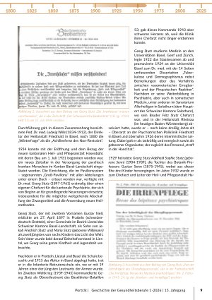 Vorschauseite 2: Porträt Georg Stutz * 1897 – † 1961