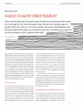 Vorschauseite 1: Guru? Coach? Oder beides?