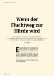Vorschauseite 1: Wenn der Fluchtweg zur Hürde wird