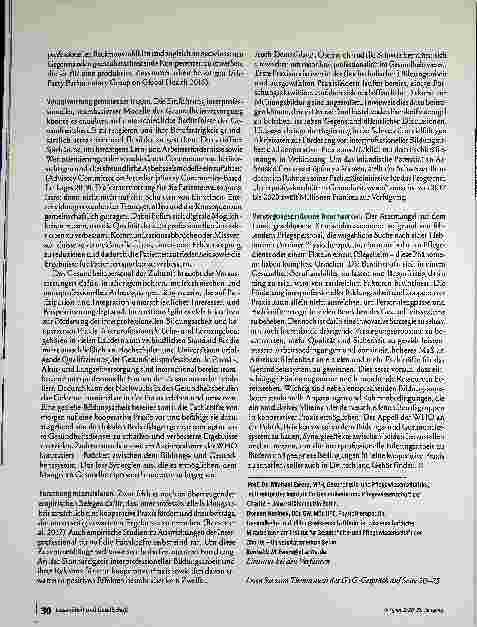 Vorschauseite 5: Gesundheit ist Teamarbeit.