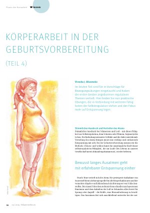 Vorschauseite 1: Körperarbeit in der Geburtsvorbereitung Teil 4