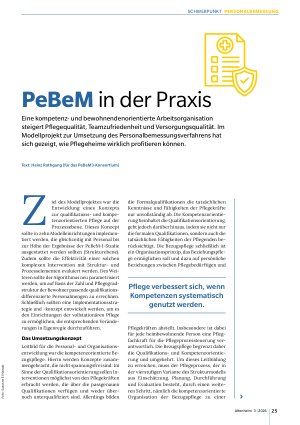 Vorschauseite 2: PeBeM in der Praxis