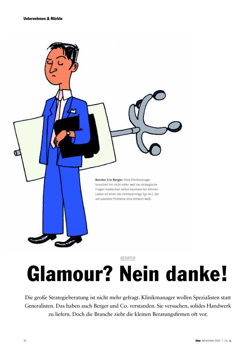 Vorschauseite 1: Glamour? Nein danke!