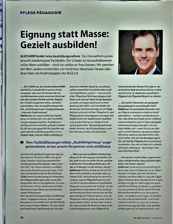 Vorschauseite 1: Eignung statt Masse: Gezielt ausbilden!