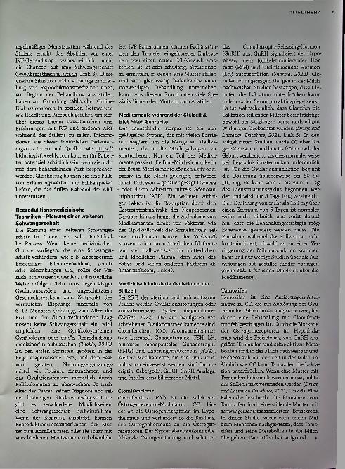 Vorschauseite 3: Stillen während einer Kinderwunschbehandlung